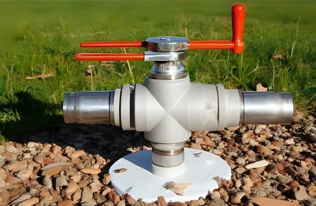 Backflow preventer valve with wrench and plumbing tools